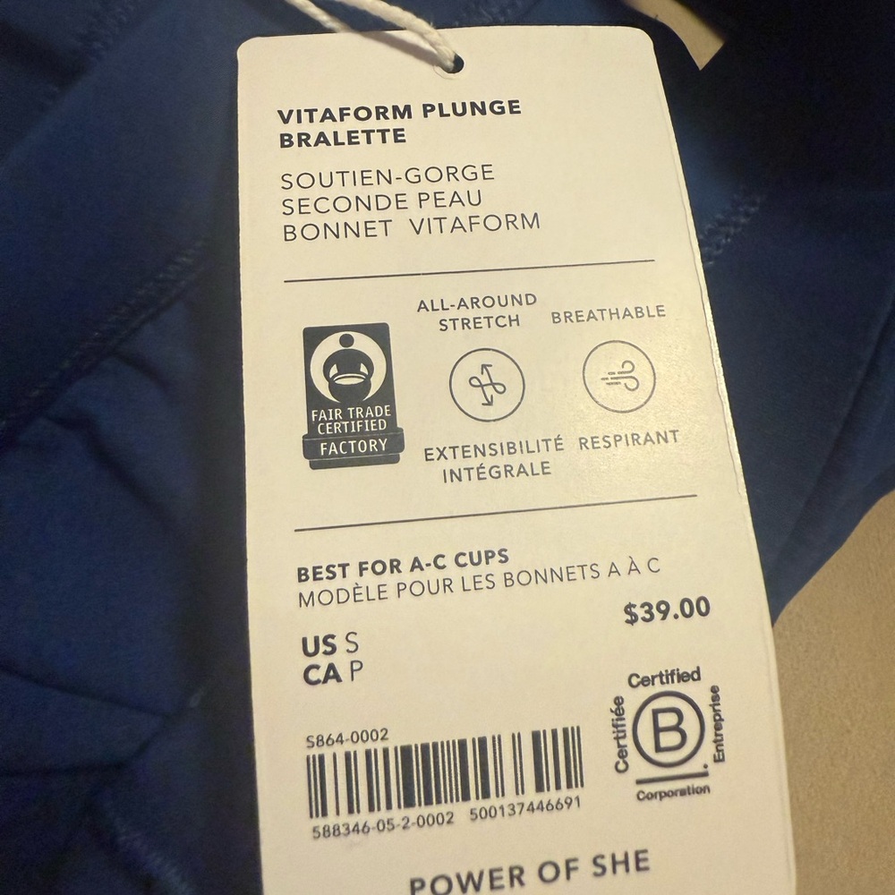 Athleta Vitaform Plunge Bralette - Picture 4 of 4